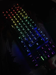 Клавіатура механічна дротова GamePro MK100R Red Switch TKL LED USB Black фото від покупців 5