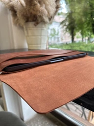 Кожаный чехол для MacBook Дизайн №24, натуральная Винтажная кожа, цвет Оливка фото от покупателей 2