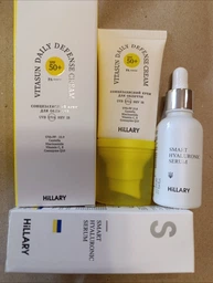 Гиалуроновая сыворотка + Солнцезащитный крем для лица СПФ SPF 50+ K-11-622 фото от покупателей 1