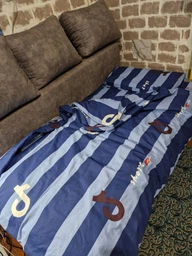 Комплект постельного белья ТЕП Soft dreams Line Blue (Синяя линия) двуспальный 175х210