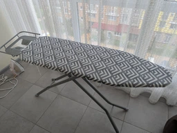 Чохол для прасувальної дошки Laundry S металізована тканина 114 х 30-36 см геометрія (S36M-006U)