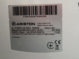 Бойлер Ariston VELIS PRO DRY WIFI 80 EU + Очищувач повітря Kadis S-35 у подарунок! фото від покупців 2