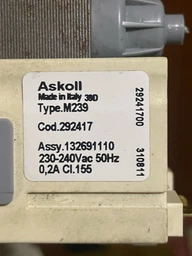 Насос (помпа) Askoll Type.M114 / M239 для стиральной машины (1326630009)