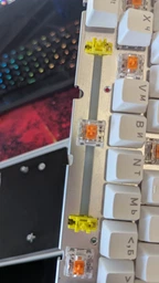 Клавіатура дротова Hator Rockfall 2 Mecha TKL Orange USB White (HTK-521)
