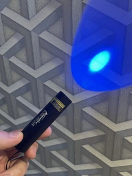Ультрафиолетовый Фонарь AloneFire SV57 UV 365NM Аккумуляторный Перезаряжаемый для проверки следов крови и денег Black фото от покупателей 3