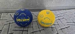 М'яч футбольний UKRAINE International Standart FB-9308 №3 PU Жовтий фото от покупателей 3