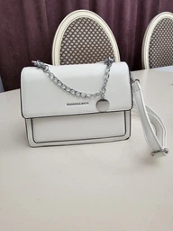 Женская сумка 9492 кросс-боди белая