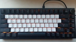 Клавиатура механическая проводная GamePro MK160W Hot-Swap Red Swich 75% RGB White фото от покупателей 18