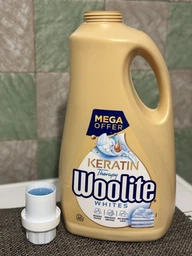 Засiб рiдкий для прання WOOLITE 1,8л д/Світлих та білих тканин з Кератином фото від покупців 1
