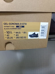 Мужские кроссовки для бега с Gore-Tex ASICS Gel-Sonoma 8 Gtx 1011B977-002 46 (11.5US) 29 см Черные (4570158278201) фото от покупателей 4