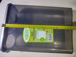 Контейнер пластиковый для сыпучих продуктов Violet House 0550 Transparent Black 3.25 л (0550 Transparent Black) фото от покупателей 2