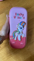 Школьный рюкзак,портфель 1-2 класс для девочек мягкая спинка ZMbaby Розовый Единорог, высота 32см + 3D пенал фото от покупателей 3