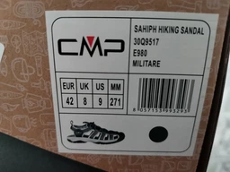 Сандали CMP Sahiph Hiking Sandal Grey 30Q9517-73UN 42