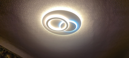 Люстра светодиодная потолочная LUMINARIA ISLAND КРУГ 70W R460 ON/OFF WHITE 220V IP20 фото от покупателей 1