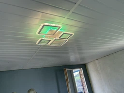 Управляемая светодиодная люстра OVAL ICE RGB 75W 5S SMART 725x500x93мм Белая