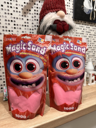 Кінетичний пісок Magic sand в пакеті червоний 1 кг (39404-6)(4823113865269)