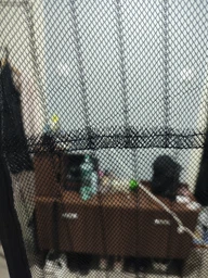 Антимоскітна сітка на двері на магнітах Magic Mesh 210x100 см Чорна, магнітна шторка (VS7002051)