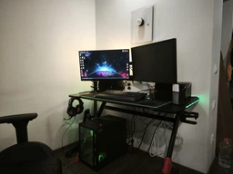 Комп'ютерний стіл RZTK Cobra RGB Carbon 1200 х 600 мм фото від покупців 3
