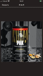 Витамины и минералы Universal Animal Pak 44 пакета (USA) фото от покупателей 2