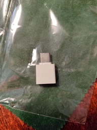 Переходник usb type c OTG-01 с телефона на флешку - usb адаптер для type c для компьютера серебро