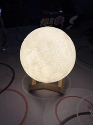 Ночник 3D светильник луна Moon Touch Control 15 см, 5 режимов фото от покупателей 1