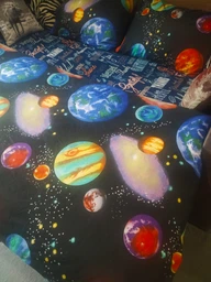 Підковдра Moon&Star Бязь Gold Люкс Universe Magic Полуторна Євро 160 x 220 см (MS-870000751) фото від покупців 1