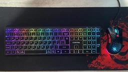 Клавиатура беспроводная Canyon HKB-W11 Slim Dual Mode Wireless/Bluetooth RGB EN/RU Grey (CNS-HBTK11G) фото от покупателей 6