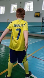 Форма футбольна дитяча Ronaldo (Роналдо) Al-Nasr «Аль-Наср» 2025, р.28 рост- 150-155, жовта фото от покупателей 2