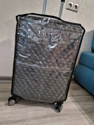 Чехол на чемодан прозрачный CoverCase размер M 24" (T-18939) фото от покупателей 2
