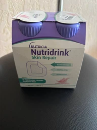 Пищевой продукт для специальных медицинских целей Энтеральное питание Nutricia Nutridrink Skin Repair Strawberry flavour 4 шт х 200 мл (8716900583209) фото от покупателей 2