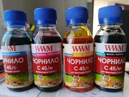 Набор чернил WWM С45 для Canon 4x100 мл BP/C/M/Y (C45SET-4) фото от покупателей 3