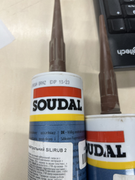 Герметик силиконовый нейтральный низкомодульный Soudal Silirub 2 Прозрачный 300 мл (000020000000031002)