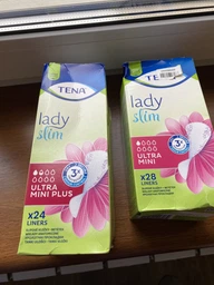 Урологические прокладки Tena Lady Slim Ultra Mini Plus 24 шт (7322541116433)
