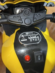 Дитячий електромотоцикл U-MAX N-518 Жовтий з підсвіткою коліс і багатофункціональним плеєром фото від покупців 3