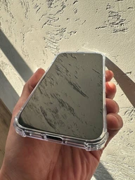 Противоударный чехол для iPhone 16 Pro Max IPAKY Crystal Magsafe с бортиками Прозрачный фото от покупателей 4