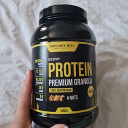Протеїнова гранола Шоколад та Горіхи Gregory Mill Choco Nuts Protein Premium Granola, 1000 г GM-01-12