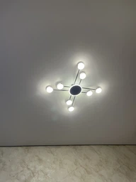 Люстра світлодіодна LED з пультом, DIMMER, 134w Sneha (99650916068/8+1 BLACK) фото від покупців 3