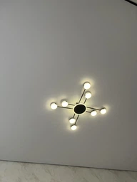 Люстра світлодіодна LED з пультом, DIMMER, 134w Sneha (99650916068/8+1 BLACK)