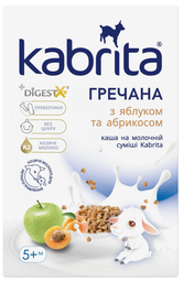 Каша Kabrita Гречана з яблуком та абрикосом на молочній суміші для дітей від 5 місяців, 180 г. фото від покупців 2