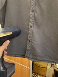 Відпарювач одягу потужний 2000 Вт вертикальний побутовий з індикатором нагрівання для прасування сорочок штанів штор постільної білизни ручний відпарювач для подорожей фото від покупців 1
