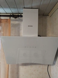 Вытяжка декоративная наклонная Minola HVS 6612 WH 1000 LED