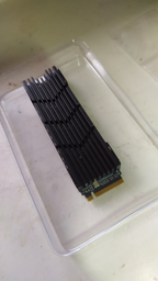 Радиатор охлаждения SSD M.2 2280 + термопрокладки FinalCool Glacier M2Pro Black фото от покупателей 1