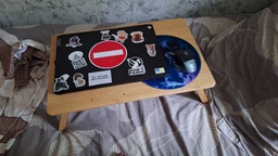 Бамбуковый столик подставка для ноутбука 19" MLT Home Zen 29 с активным охлаждением регулировкой высоты и наклона фото от покупателей 5