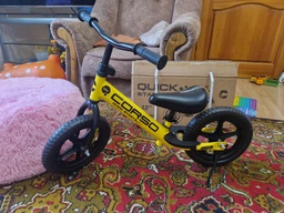 Дитячий беговел велобіг Corso Sprint JR-01258 сталева рама колесо 12" EVA піна Оранжевий фото від покупців 4