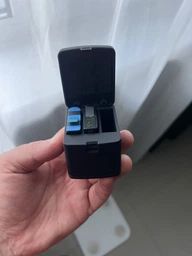 Зарядний пристрій TELESIN для заряджання 3-х акумуляторів GoPro HERO8/7/6/5 Black з 2 акумуляторами в комплекті (GP-BNC-801)