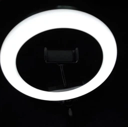 Кольцевая светодиодная LED лампа RGB MJ33 со штативом 2 метра и блютуз пультом для селфи блогеров визажистов салонов профессиональной фотосессий съемки тик тока набор блогера лед кольцо мультиколор разноцветное 33 см фото от покупателей 13
