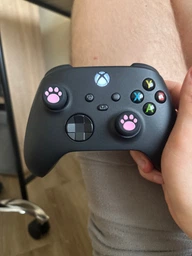 Силиконовые накладки на стики Лапки (White/Blue) для геймпадов Sony DualShock PS4 / DualSense PS5 / Xbox Series|One (2шт.) [408053943] фото от покупателей 6