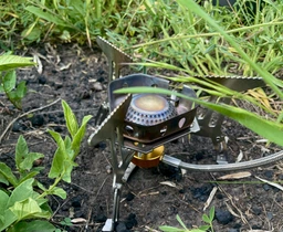 Газовий пальник 3500W під цанговий / різьбовий балон з вітрозахистом