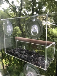 Кормушка для птиц на окно House_for_birds "Лоджия" фото от покупателей 8