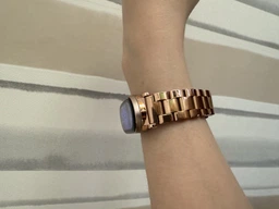 Ремінець металевий Mi Jobs Plus з металевим кріпленням для Xiaomi Mi Smart Band 10/9/8 Rose Gold (mrk3458) фото від покупців 11